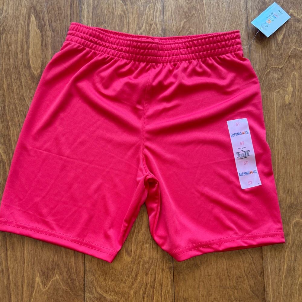 NWT Size 5T Garanimals Red Athletic Shorts